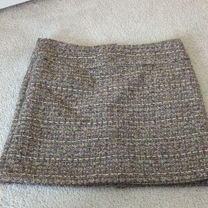 Willi Smith Multicolor Tweed Mini Skirt